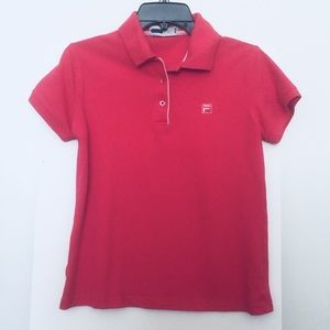 NWOT FILA polo (pink)